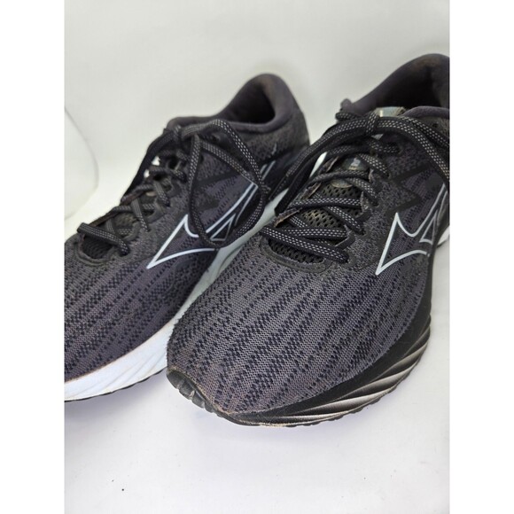 Mizuno Wave Rider 27 Shoes Women’s 8.5 Black Running Athletic Workout Sneakers - Picture 4 of 8